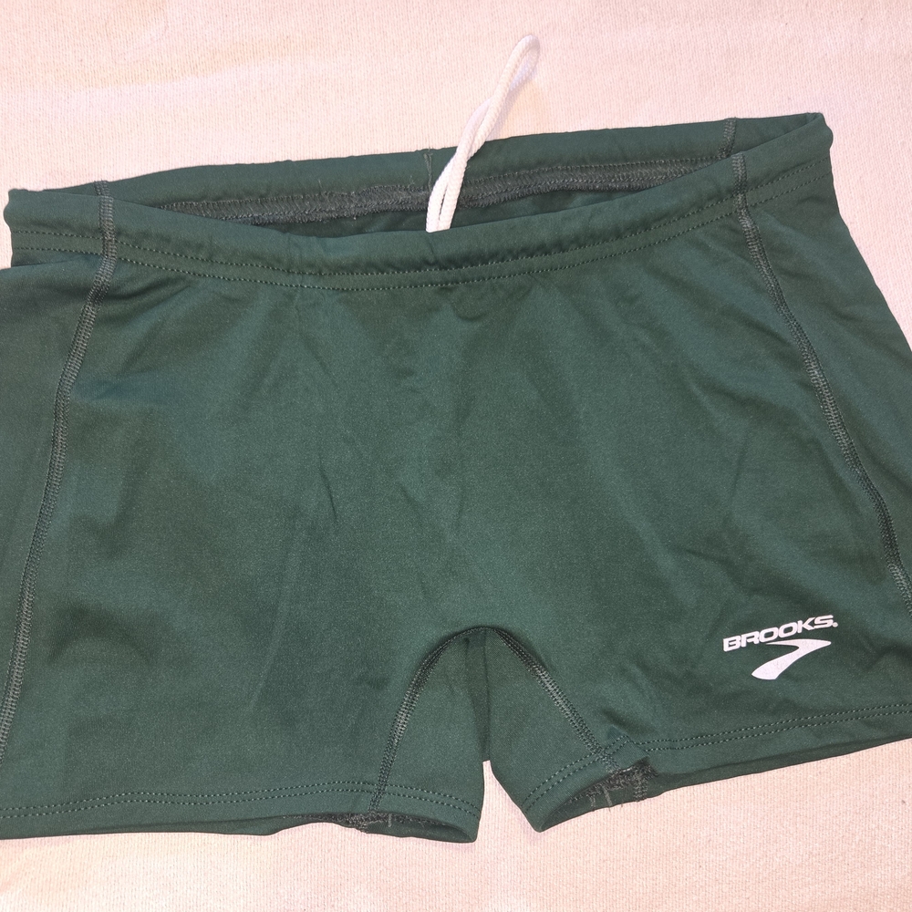 Brooks Green Athletic Shorts